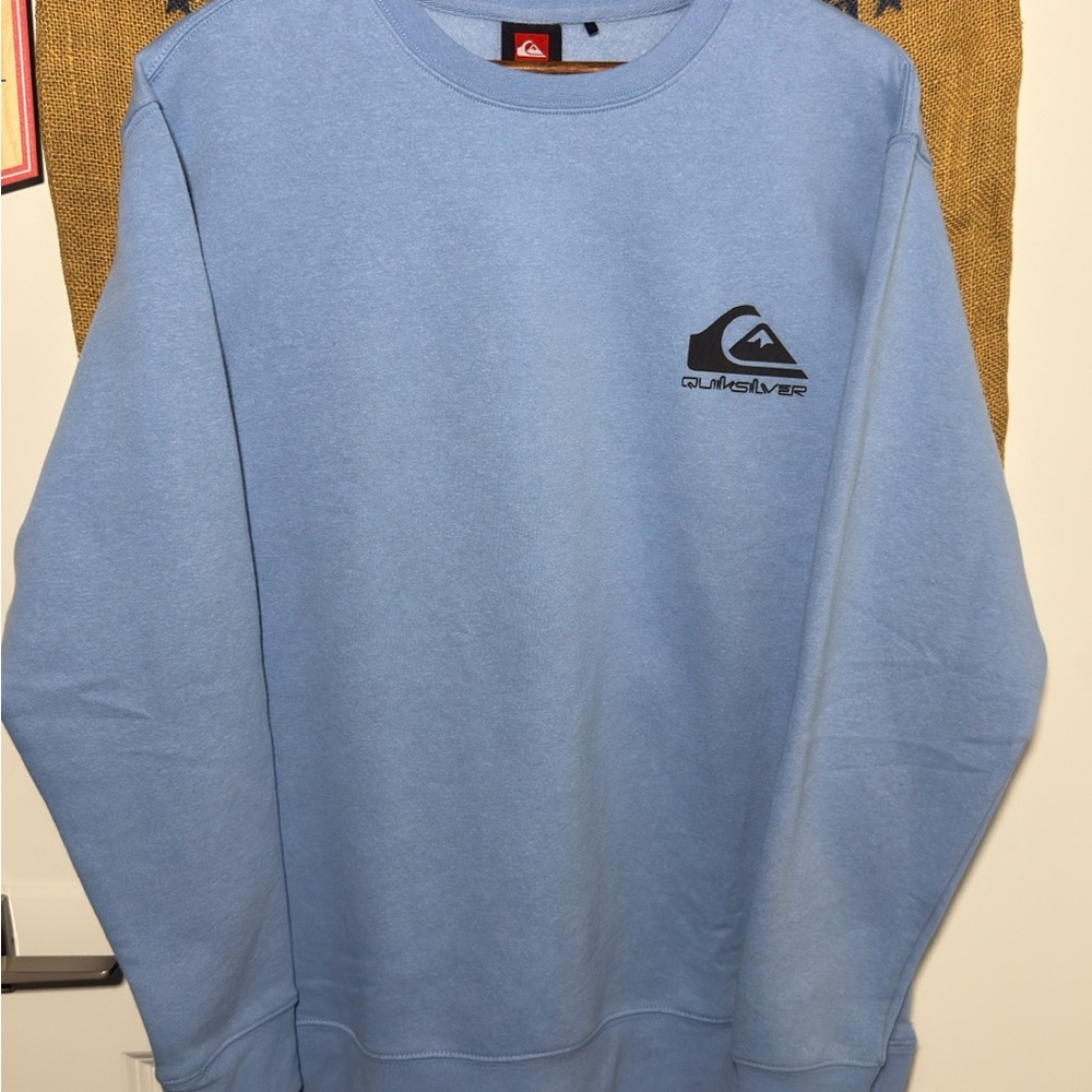 Y2K QUICKSILVER Blue Surf Sweatshirt (M)